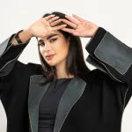 عباية بالأسود و الاخضر