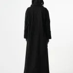 عباءة الشتاء بفرو مجعد