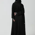 Winter abaya with curly fur