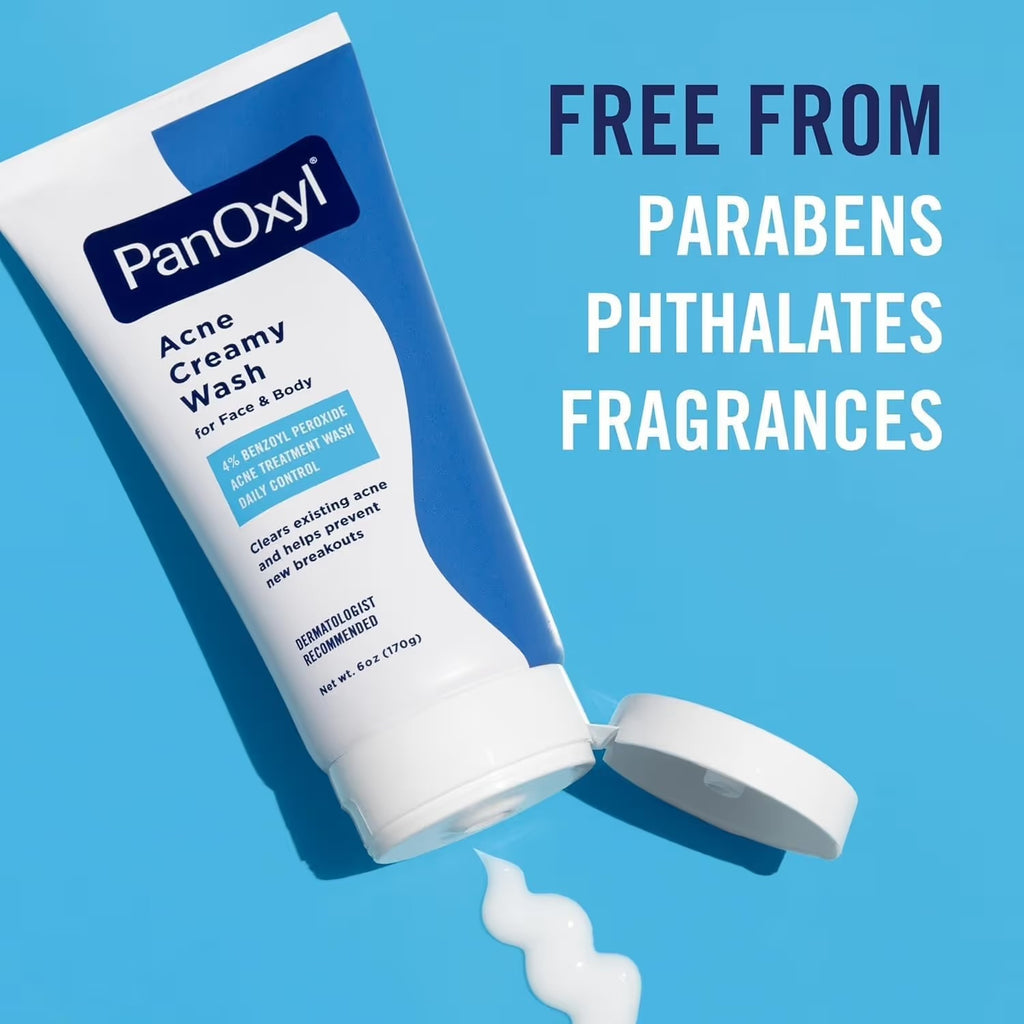 PanOxyl Acne Creamy Wash Benzoyl Peroxide 4% - 170g