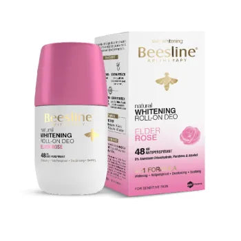 Beesline Whitening Roll-On Deodorant - Rose Scent