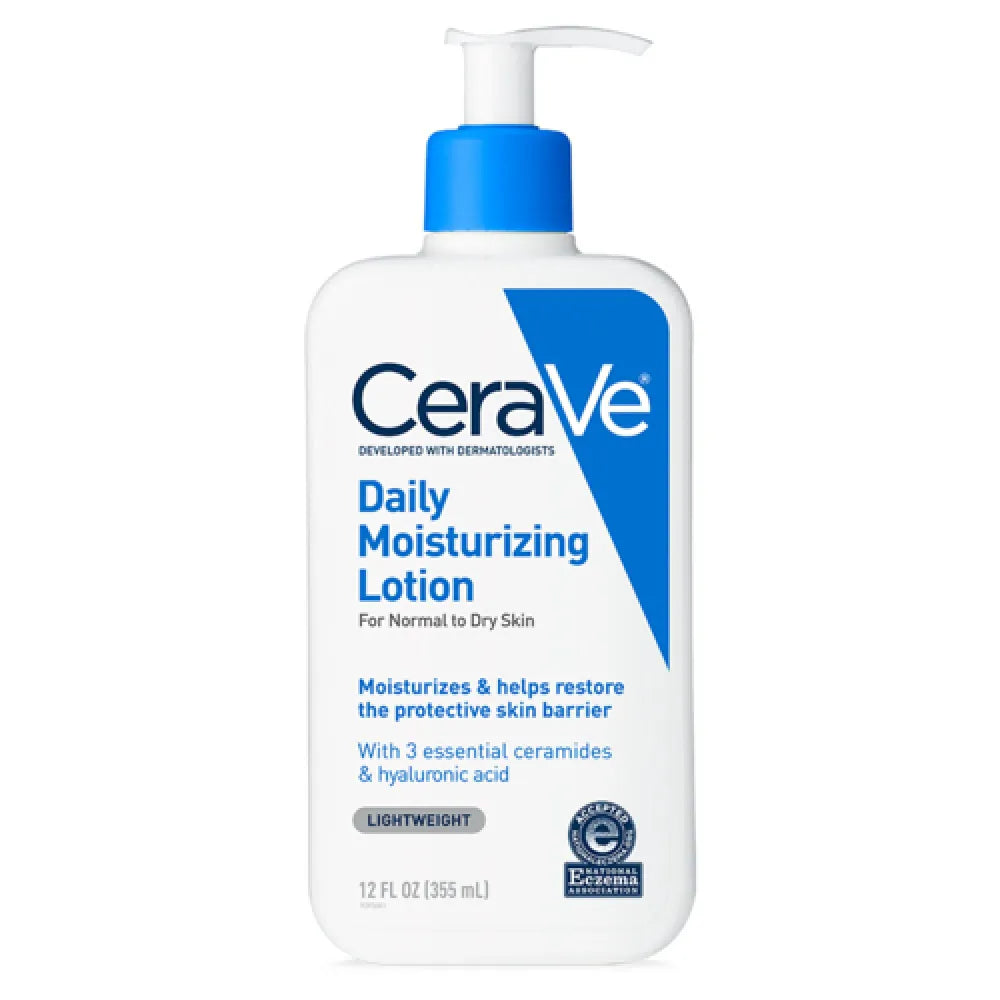 Daily moisturizing lotion for dry skin for body and face
