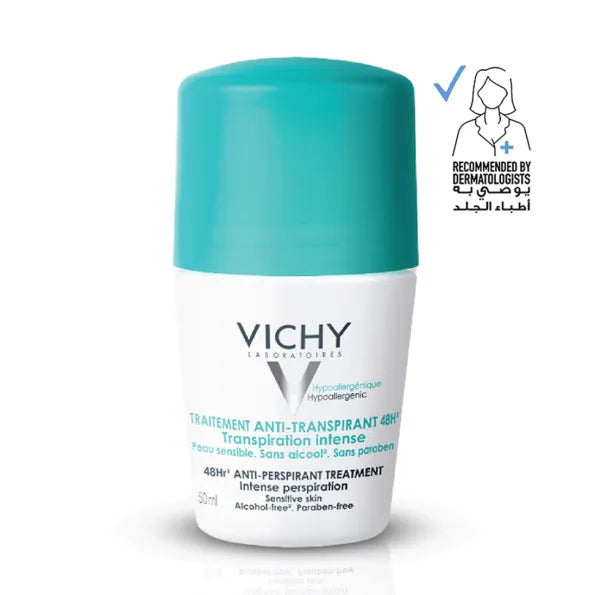 Vichy 48Hr Intensive Anti-Perspirant Deodorant Roll-On - 50ml