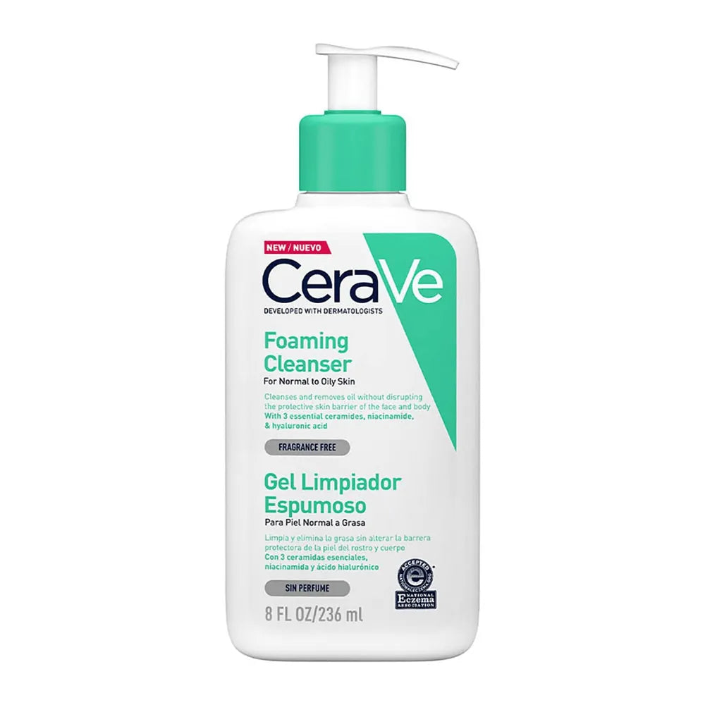 CeraVe Foaming Facial Cleanser for Normal to Oily Skin - 236ml