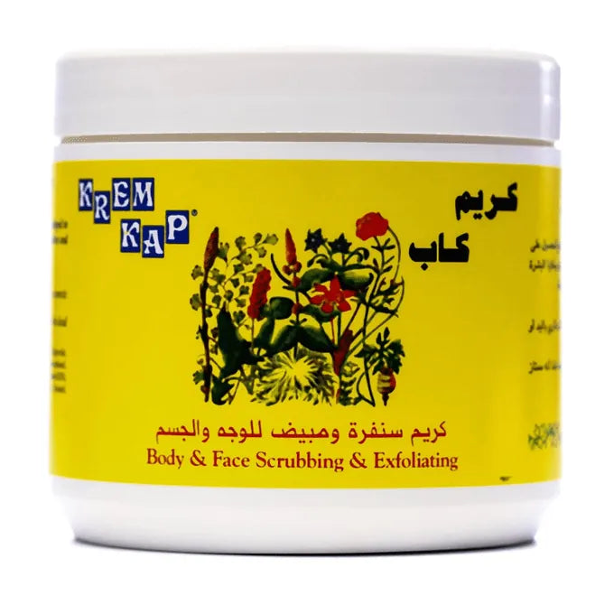 Cream Cap Scrub and Whitening Cream for Face and Body - 500g